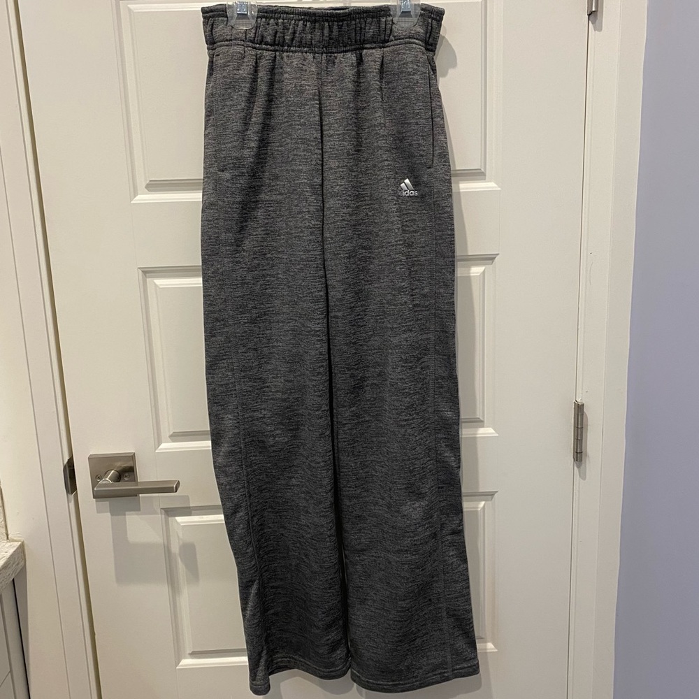 2/$10 NWOT Adidas Grey Fleece Straight Leg Sweatpants XS